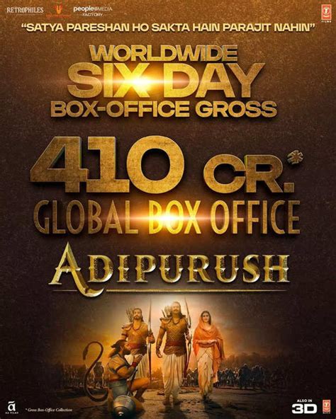 adipurush box office collection day.